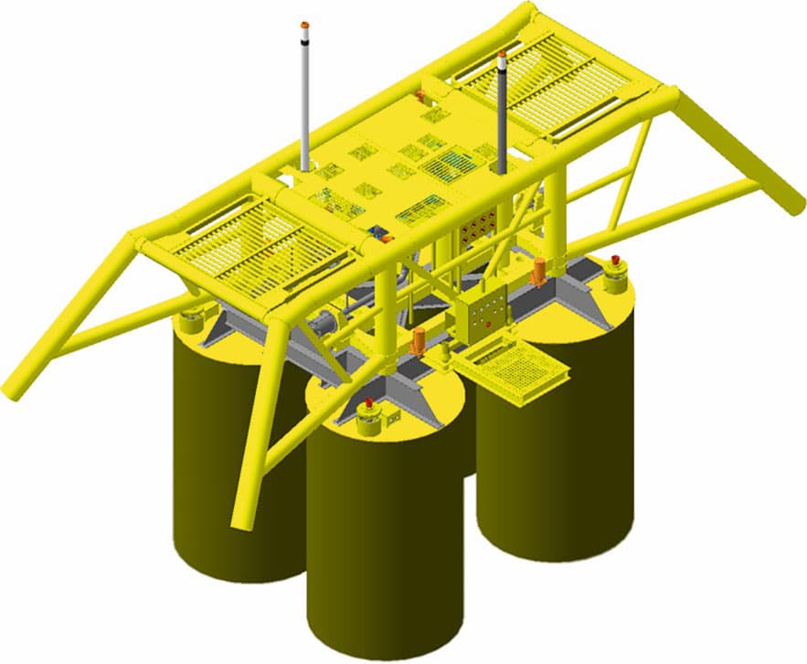 подводный коллектор для сбора углеводородов