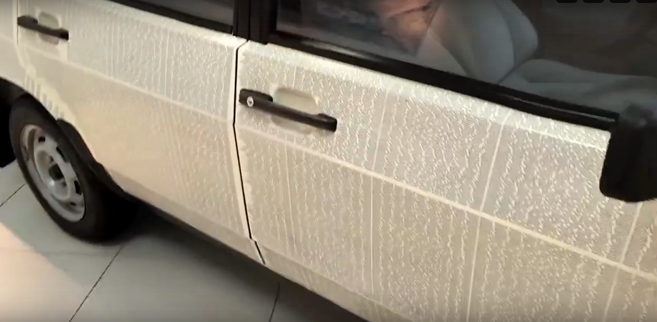 Lada Samara c именами сотрудников завода