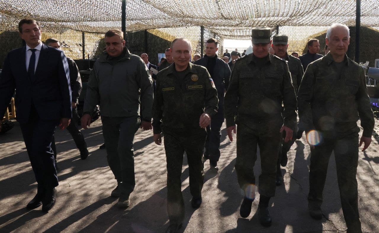 Путин&nbsp;на полигоне «Мулино»