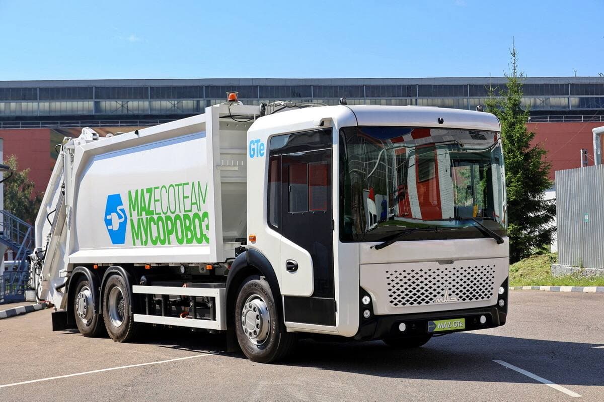 Электрический мусоровоз&nbsp;MAZ-GTe