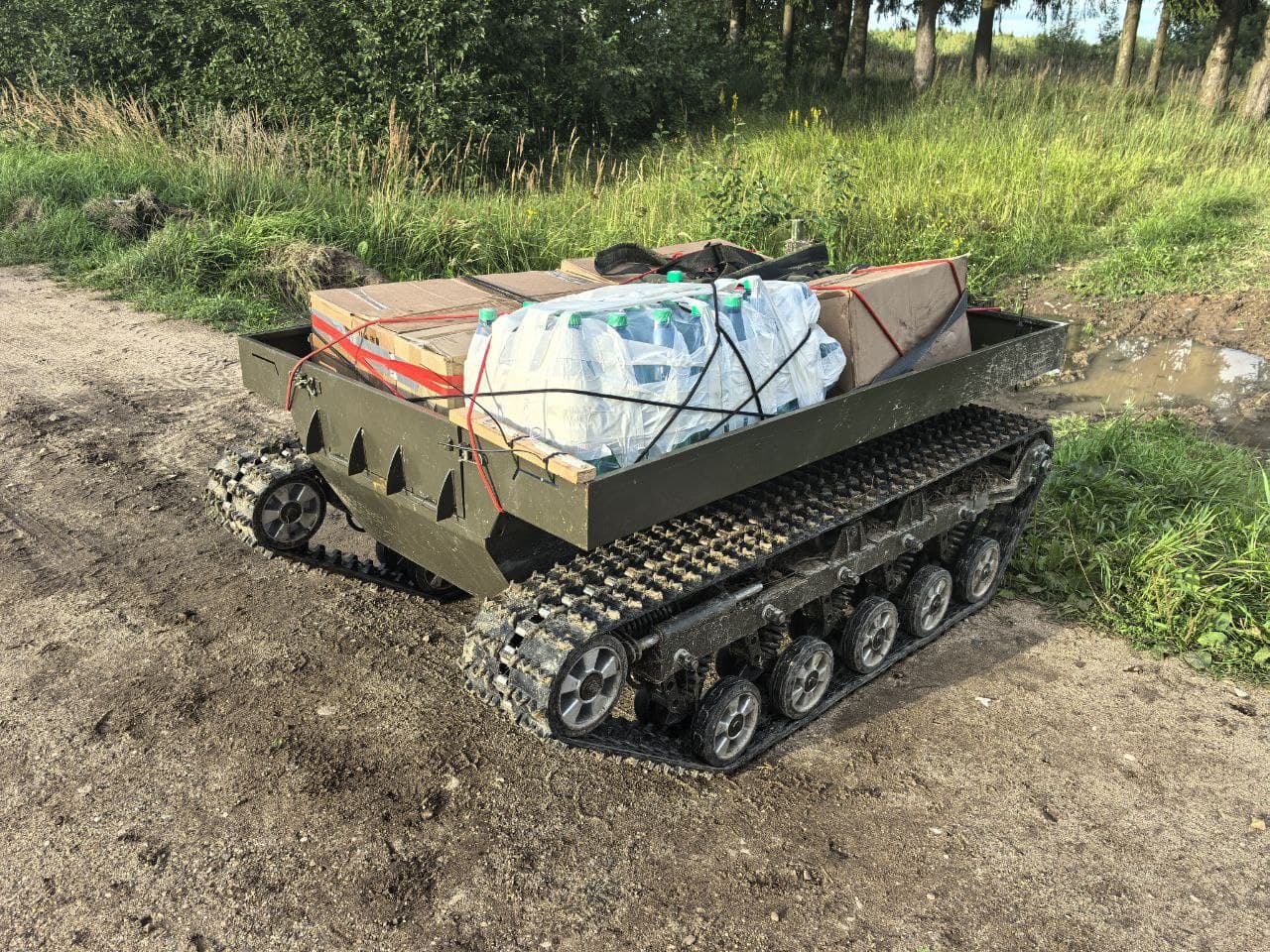 Логистическая система на базе гусеничный платформы «Молот»
