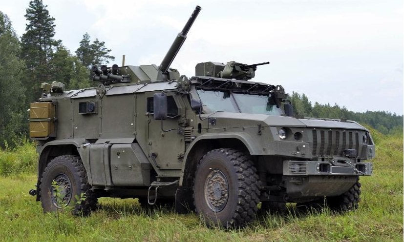 Миномёт «Дрок» на базе К-4386 «Тайфун-ВДВ»