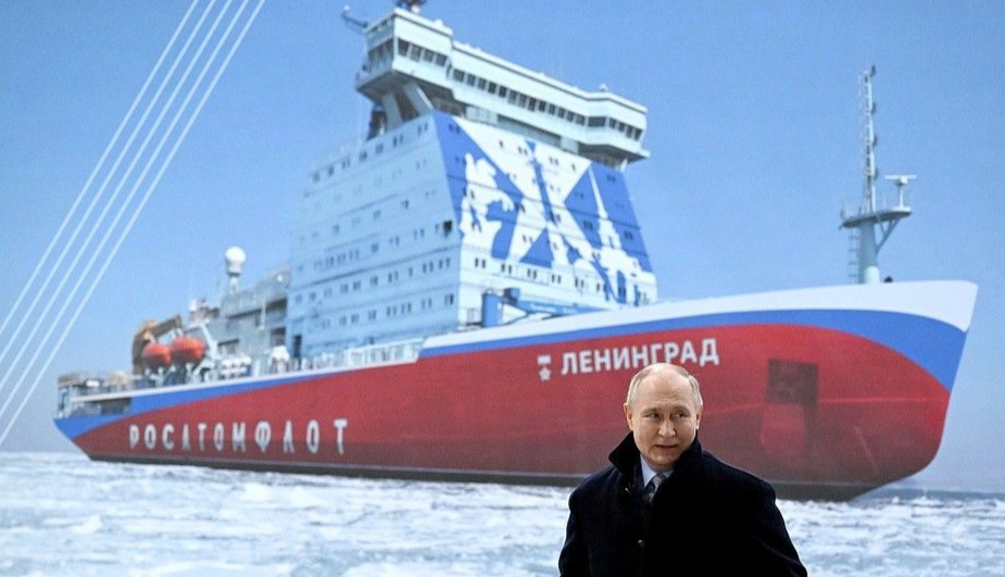 Президент России принял участие в закладке универсального атомного ледокола «Ленинград»