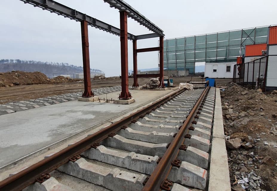 construction of the LPG terminal in the Far East