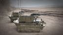 The advanced "Skoliya" flamethrower was mounted on the "Kuryer" ground robot