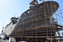 For catching crab and shrimp: The hull of the trawler "Itelmen" of project 03141 was rolled out of the workshop in Vladivostok