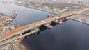 New Big Smolensky Bridge Raised for the First Time to Allow Ships to Pass in St. Petersburg