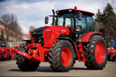 In Belarus tractors, the controls have been moved to the armrest for the first time