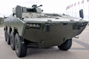 MZKT Showcased New Armored Personnel Carrier MZKT-690003-021 with Cannon and ATGM