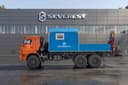 UralSpetsTrans ensambló un taller basado en KamAZ-43118 con una grúa de 6 toneladas