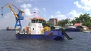 El nuevo buque recolector de petróleo y basura "Eko-1" comienza las pruebas en el mar