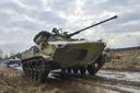 BMD-2 with "doshirak" and anti-drone "barbecue grill" surprised military experts