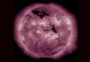 A coronal hole is approaching the zone of influence on Earth