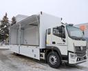 An unusual reinforced van based on "Valdai" was presented by the "Promavto" plant
