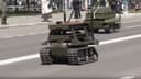 "Bogomoly" con lanzagranadas y robot zapador: raros NRTK mostrados en el desfile en Tatarstan