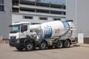 KamAZ presentó una hormigonera gigante de 12 metros cúbicos: 483 caballos de fuerza en un chasis K5