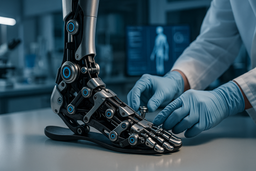 Первый в России роботизированный протез стопы создают сибирские учёные