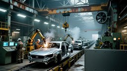 Производство новых легковых автомобилей сократилось в России вдвое