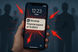 Scammers are sending out fake payments from "Gosuslugi" — the Ministry of Internal Affairs is sounding the alarm