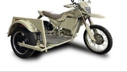 Kalashnikov Unveils the Electric Motorcycle "Izh-Enduro" with a Sidecar