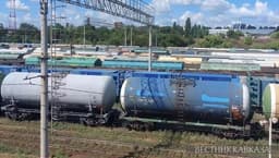 First train with AI-95 gasoline from Azerbaijan sent through Georgia