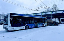 Belarusian electric bus "Olgierd" E350 with Russian seats passed tests