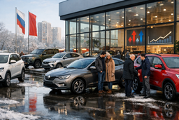 Продажи новых российских автомобилей выросли на 0,2% в 2025 году