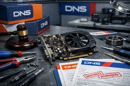 Суд взыскал с DNS более 800 тыс. рублей за неисправную видеокарту