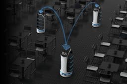 Japanese BellaBot waiter robot starts working in a Yakutsk school