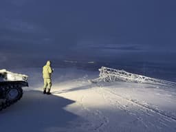 The power line supports that collapsed near Murmansk were more than 60 years old