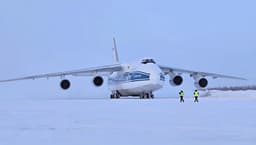 El An-124-100 "Ruslan" entregó una rueda de turbina hidráulica de gran tamaño a la central hidroeléctrica de Bratsk