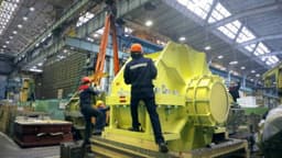 Sevmash completa la producción del segundo cojinete de empuje para el rompehielos del proyecto 22220 "Leningrado"