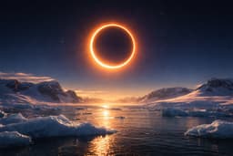 "Anillo de fuego" sobre la Antártida: La Tierra espera un raro eclipse solar