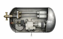 A rocket submarine with a hybrid power plant and a Rankine cycle was invented by an engineer from Russia