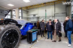 The latest "Dontekh" unmanned tractor will become fully electric and team up with drones
