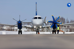 Hielo y cielo: El Il-114-300 se lanza al Norte
