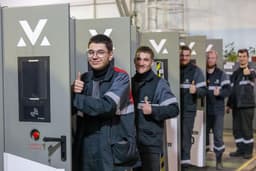 300 kW electric charging stations started production in a neighboring republic