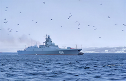 Фрегат «Адмирал Головко» топит подлодки одной торпедой в Баренцевом море