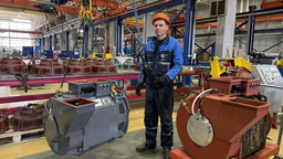"TMH-ElectroTech" ensambló el motor de tracción número mil DTA-380U1