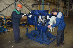 TMZ engineers manufactured equipment for safe work with KamAZ R6 new engines