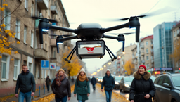 Pizza from the Sky: Drones to Completely Replace Couriers in Russia