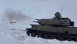 Shilka SPAAG crews stopped the advance of armored vehicles of a mock enemy in Armenia