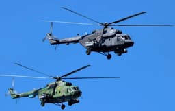Ми-8 скрывались от средств ПВО условного противника на полигоне в Калининградской области