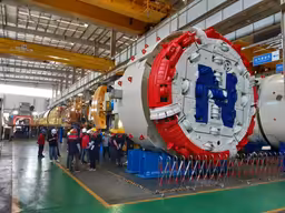 Giant "Norda" tunneling complex reaches the Arctic after a 7,500-kilometer journey