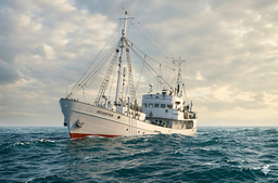 One of twelve ships sunk in Tiksi port to be raised from the bottom in 2026
