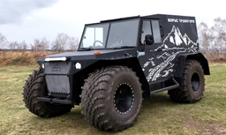 Boruss Company Showcases New "Trophy Pro" All-Terrain Vehicle with Toyota and GAZ-66 Components