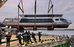 Based on legendary motor ships: electric vessel "Pushkin" launched in Leningrad Oblast