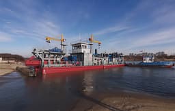 Three Ob-class dredgers began dredging operations in the Ob-Irtysh basin