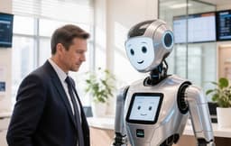 Without human involvement: almost 80% of Russians are ready to interact with androids in banks