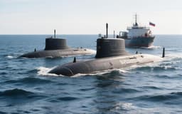 Подлодки и авиацию начали привлекать к сопровождению российских судов